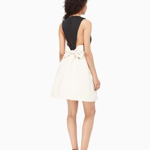 Kate Spade Black and Cream Dress with Bow